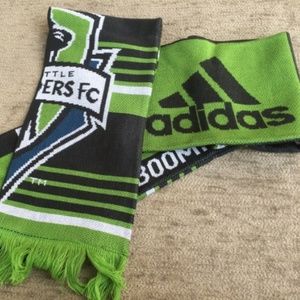 ⚽️ Adidas Seattle Sounders Green Scarf MLS Soccer